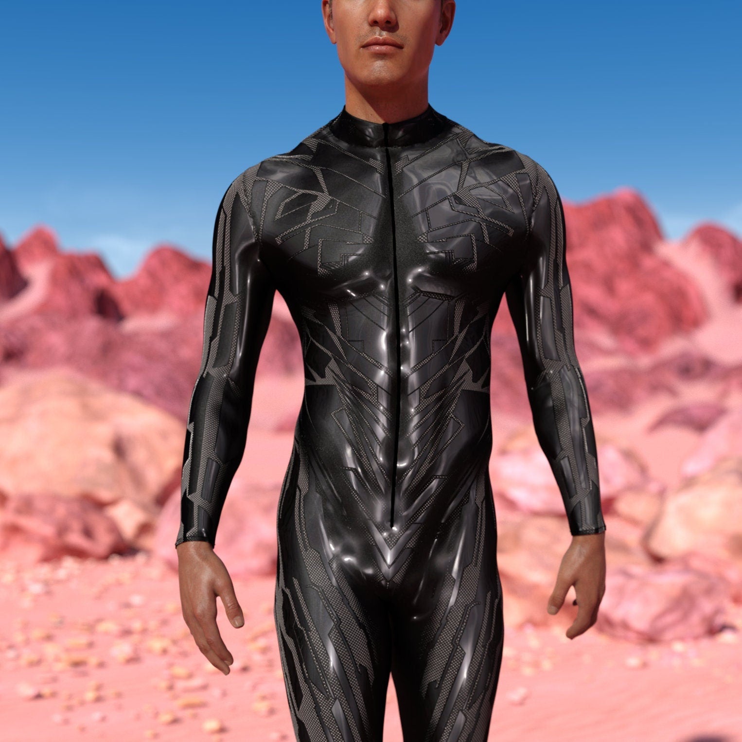 Fury Node Carbon Male Costume CandyCatz fury-node-carbon-male-costume-candycatz