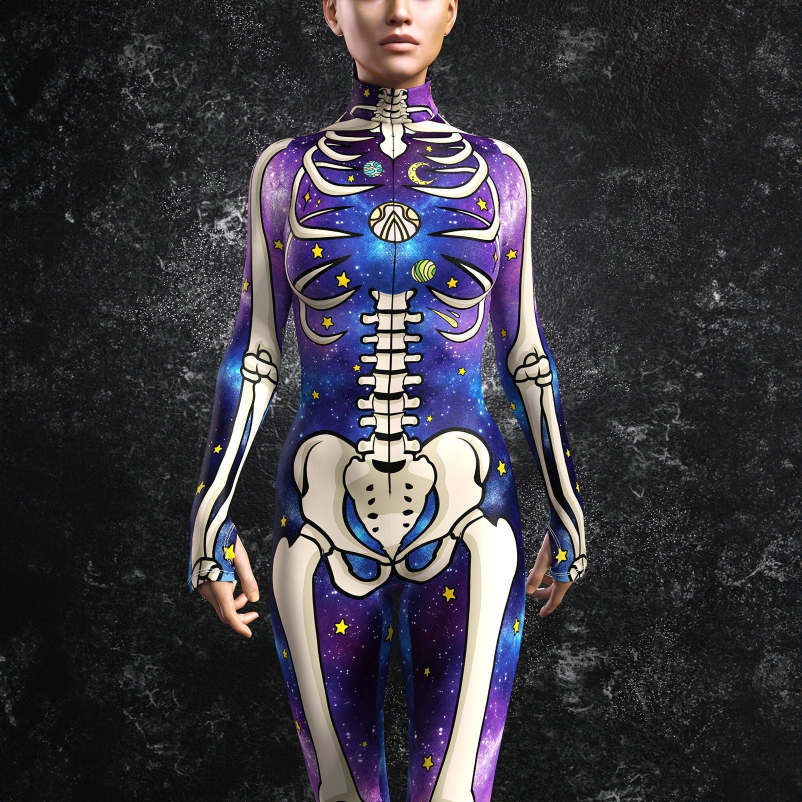 Aurora Skeleton Costume 1