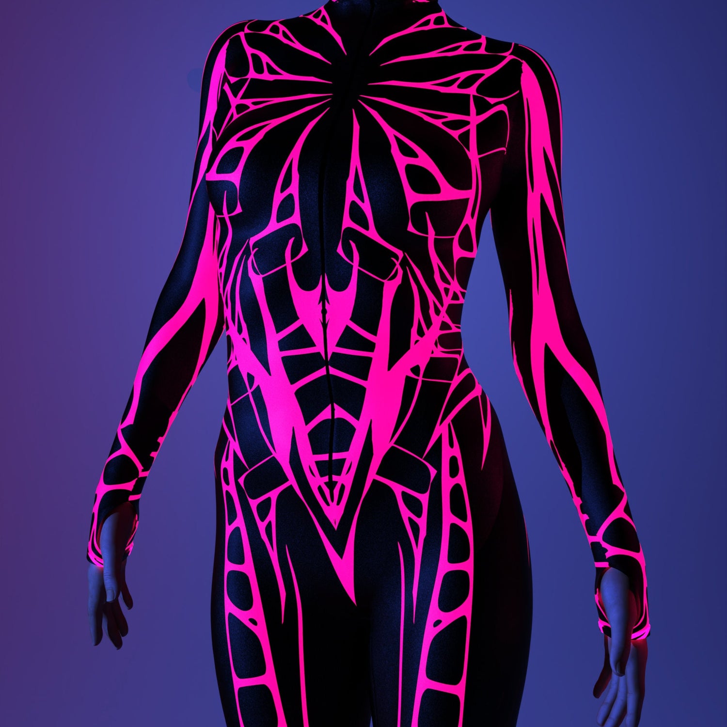 Arachna UV Pink Wings Set UV Reactive
