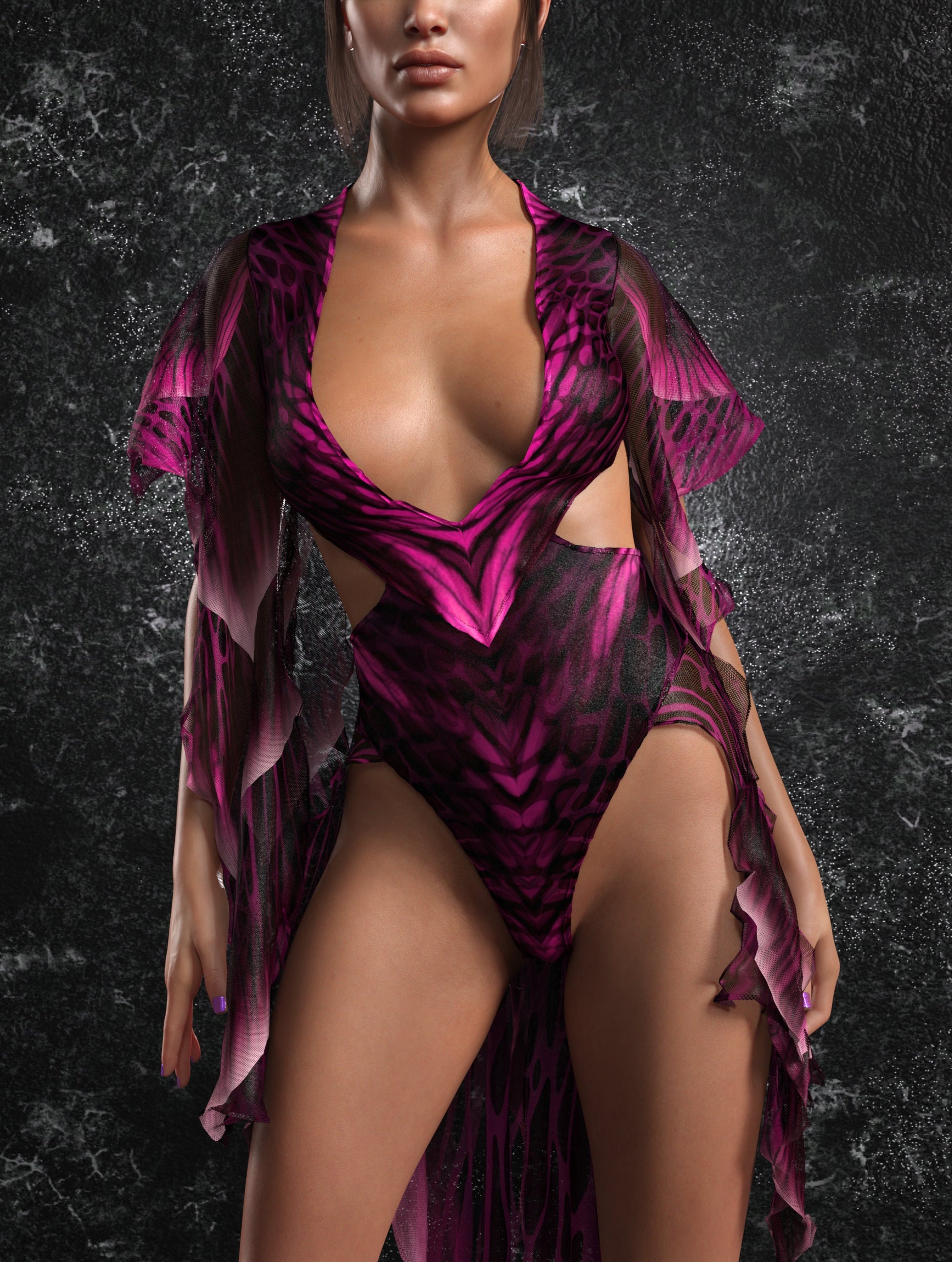 Fae Rose Fairy Dress 1