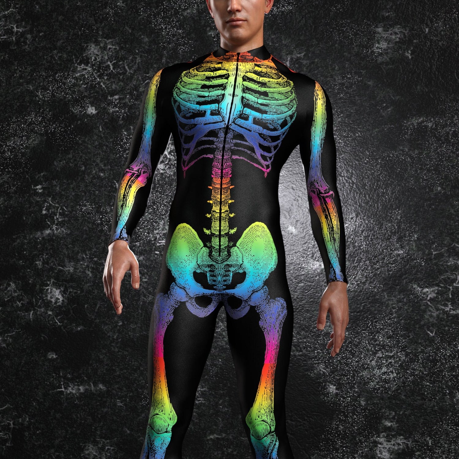 Rainbow Anatomy Male Costume 7