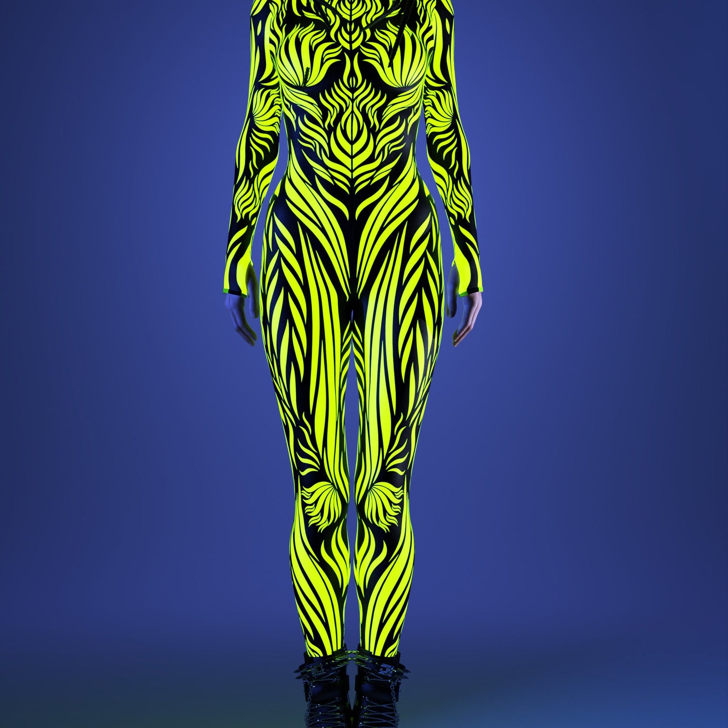 Women Venus Trap Green Costume