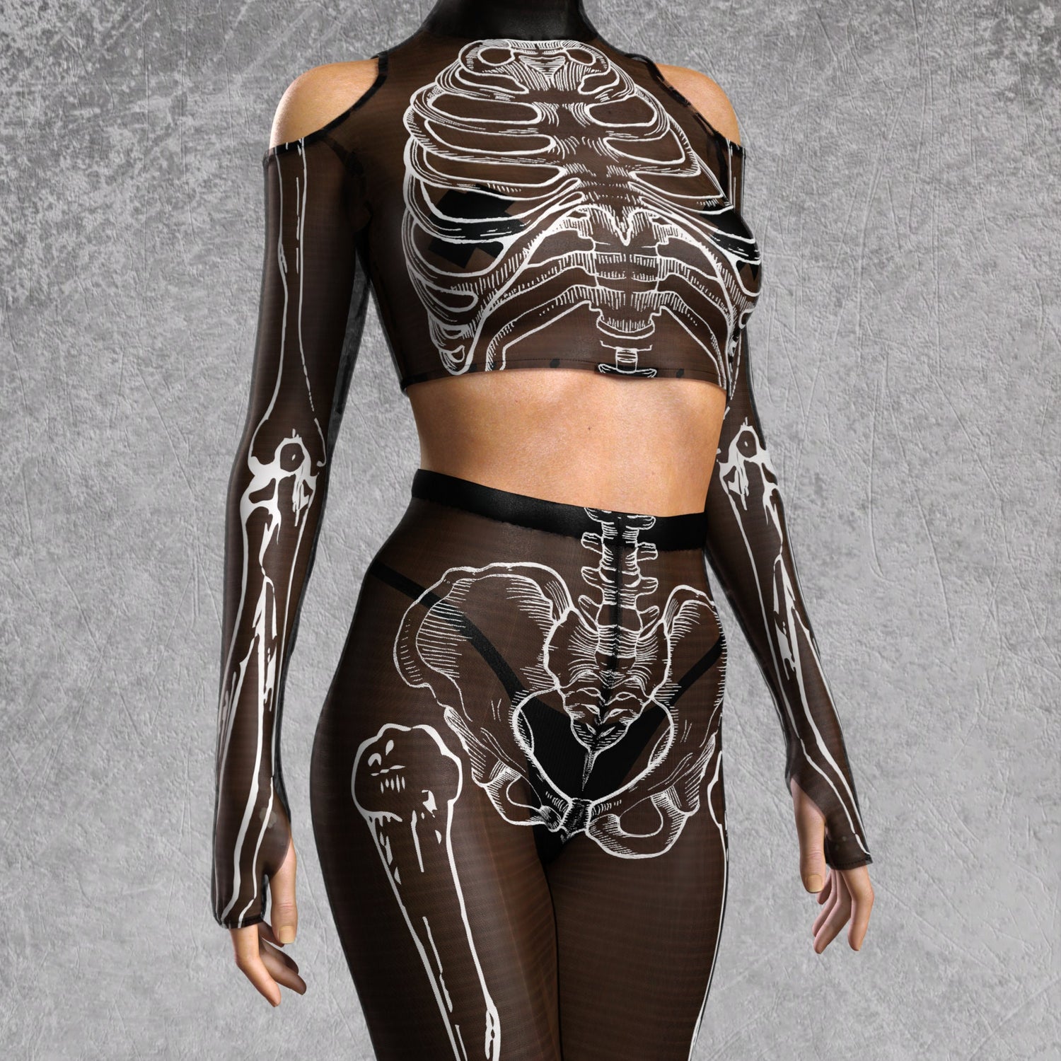 Women Menace Mesh Leggings