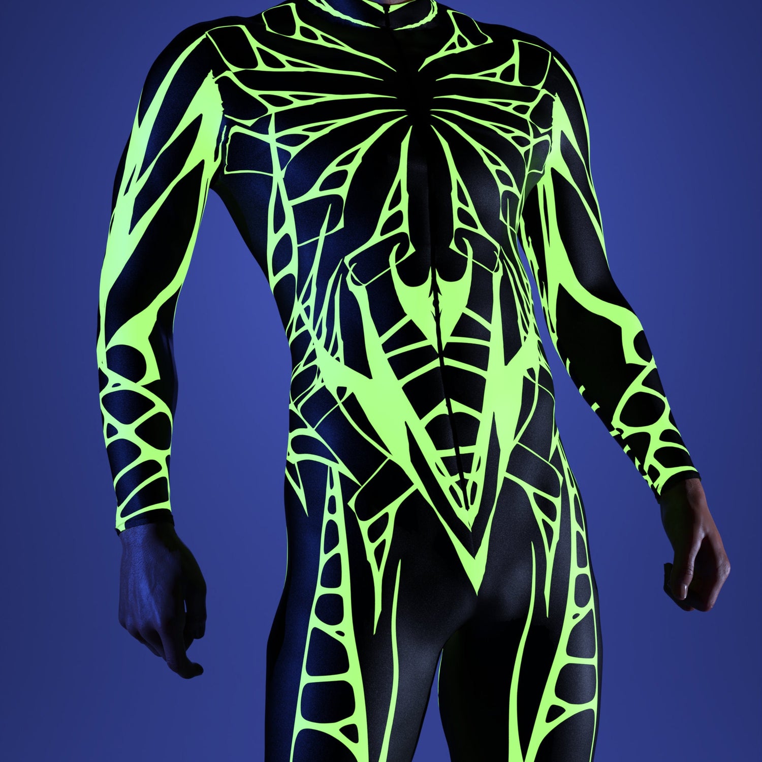 Arachna UV Green Male Costume 7