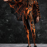 Arachna UV Orange Male Costume