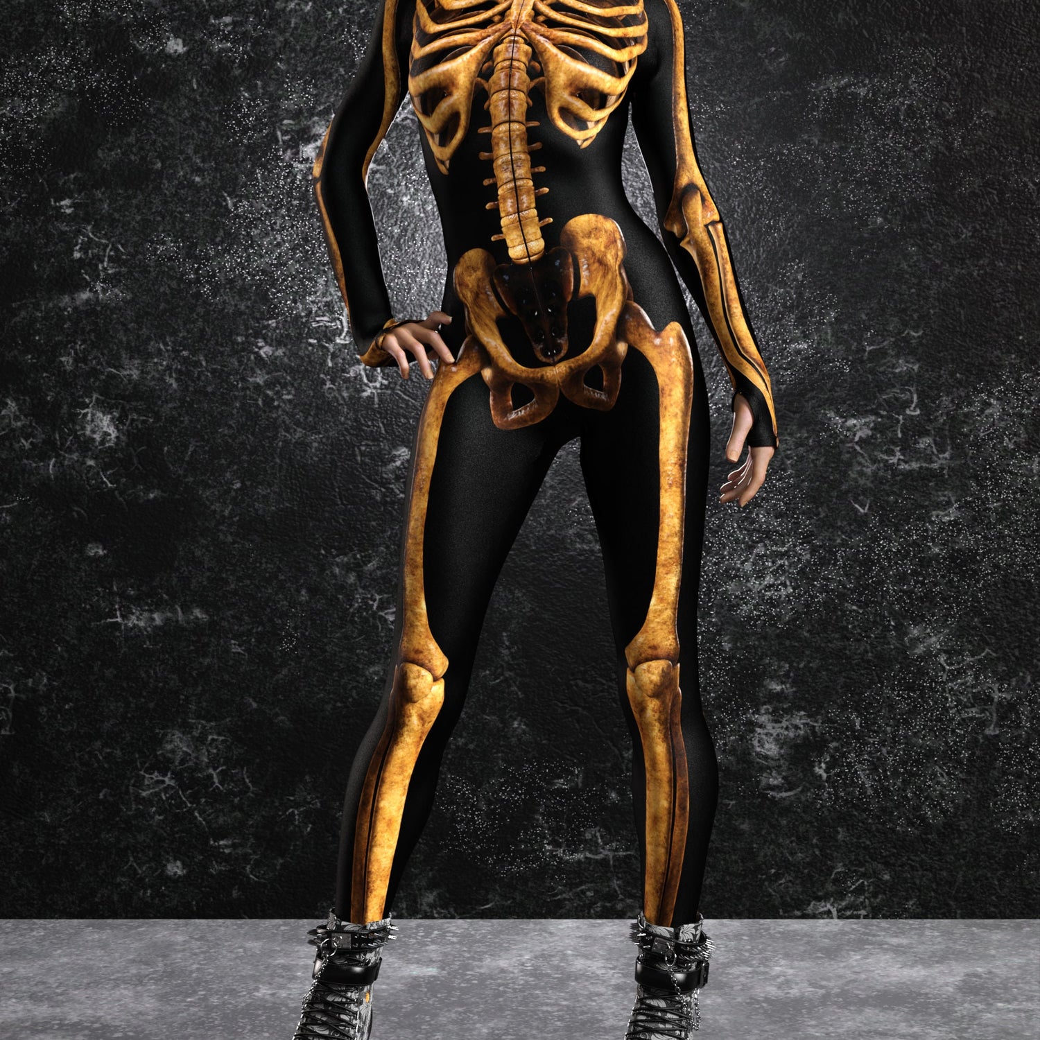 Dirty Candy Skeleton Bodysuit 7