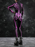 Purple Candy Skeleton Bodysuit