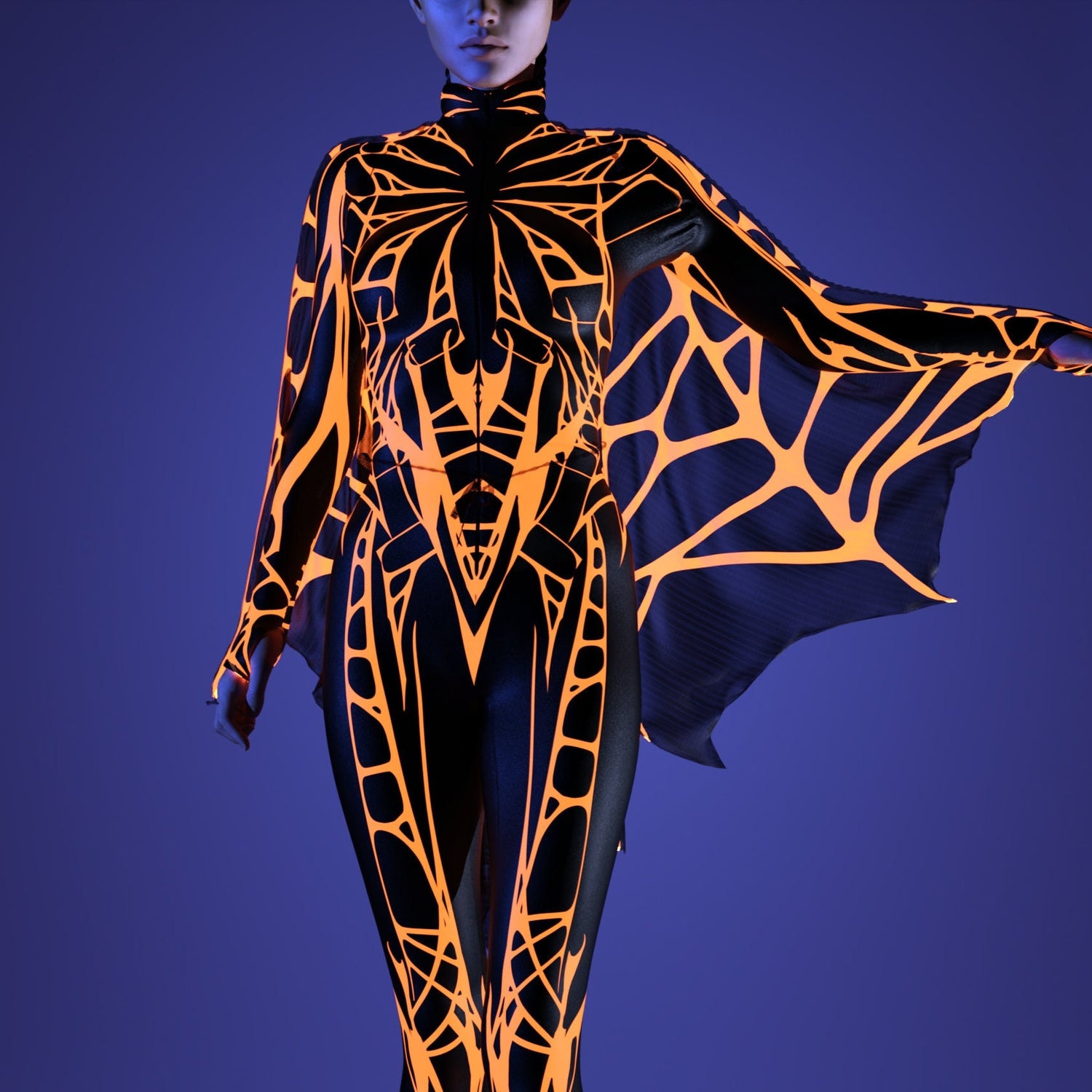 Arachna UV Orange Wings Set