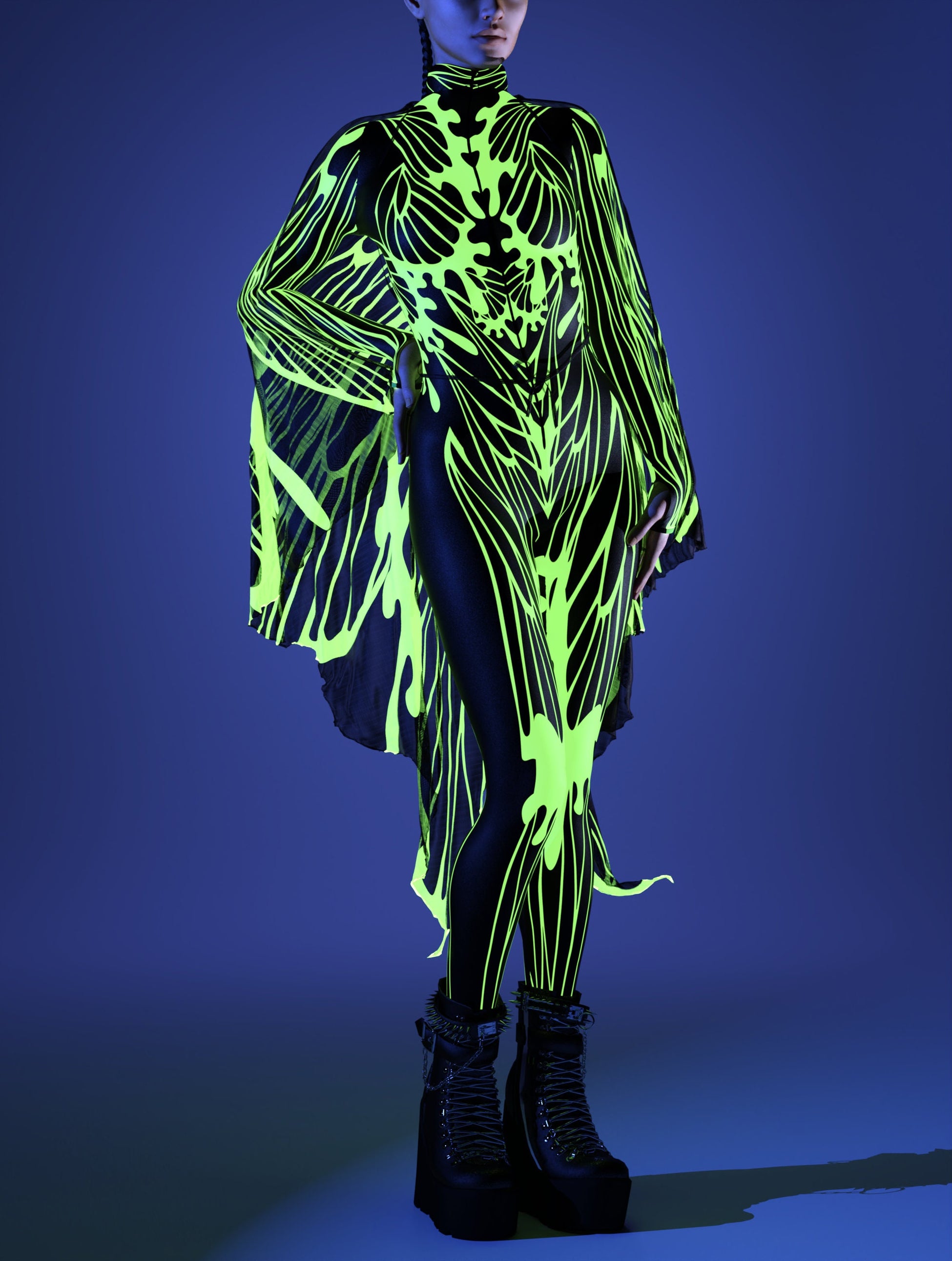 Ethera Toxic Green Wings Set 1