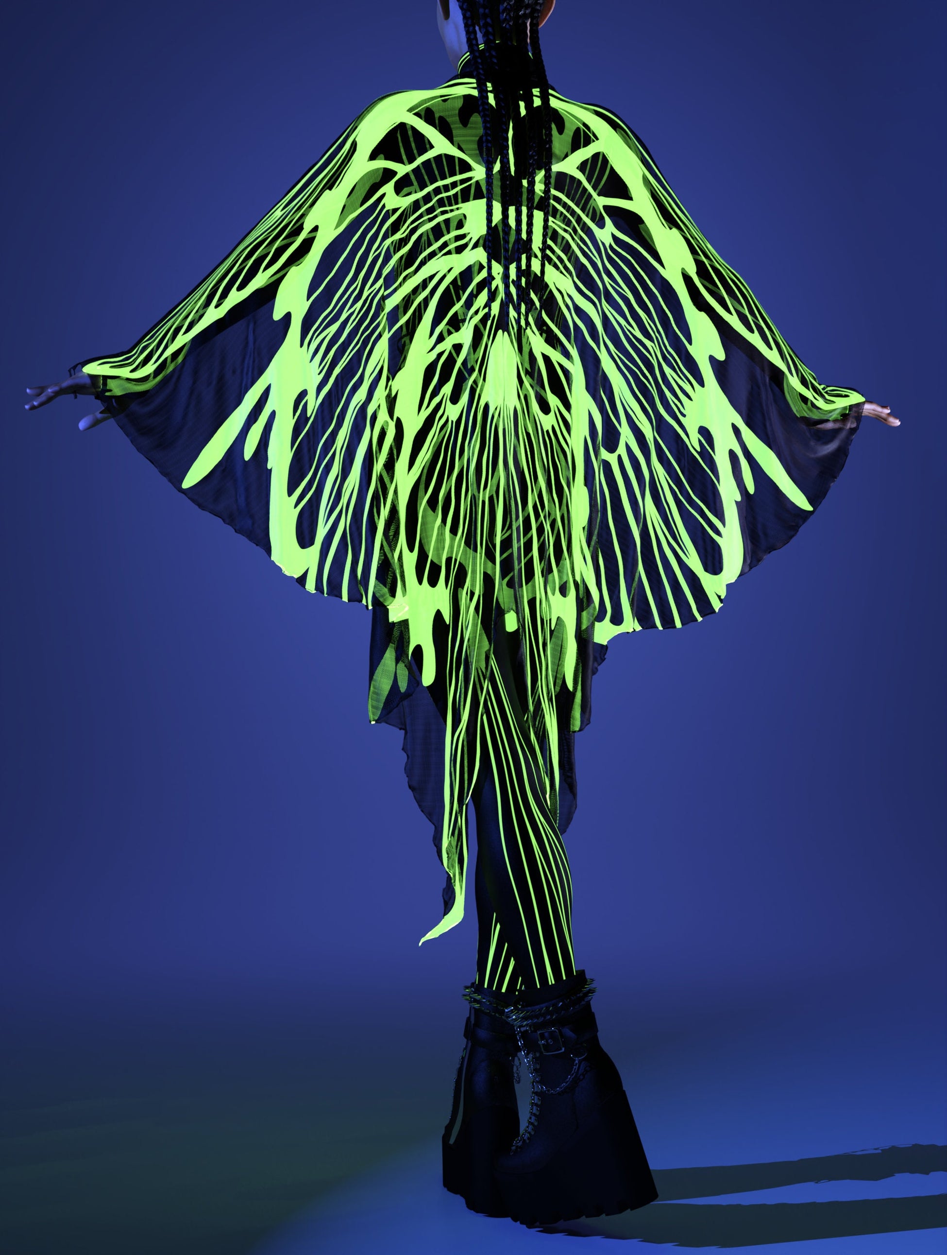 Ethera Toxic Green Costume 2