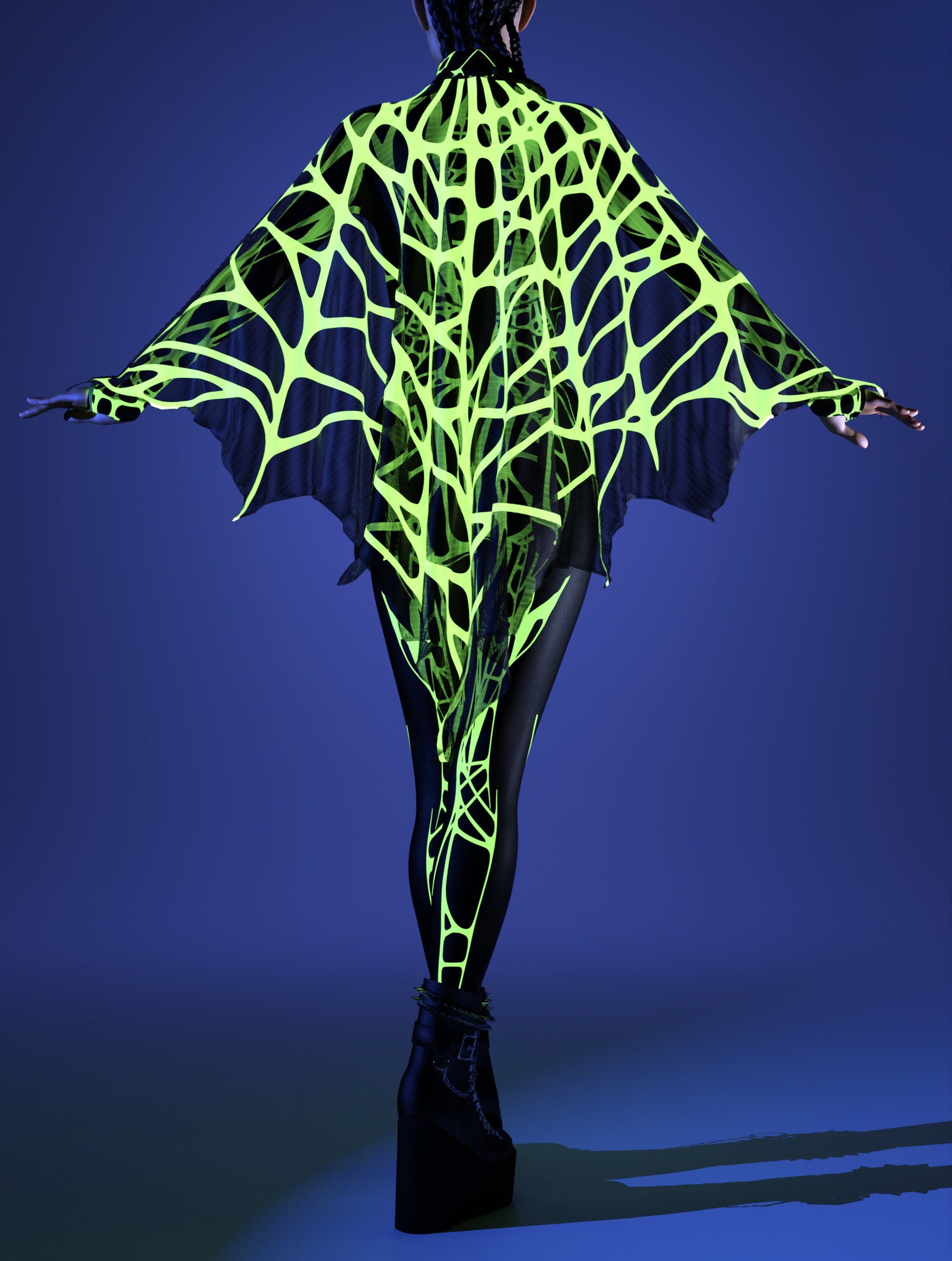 Arachna UV Green Wings Set 2