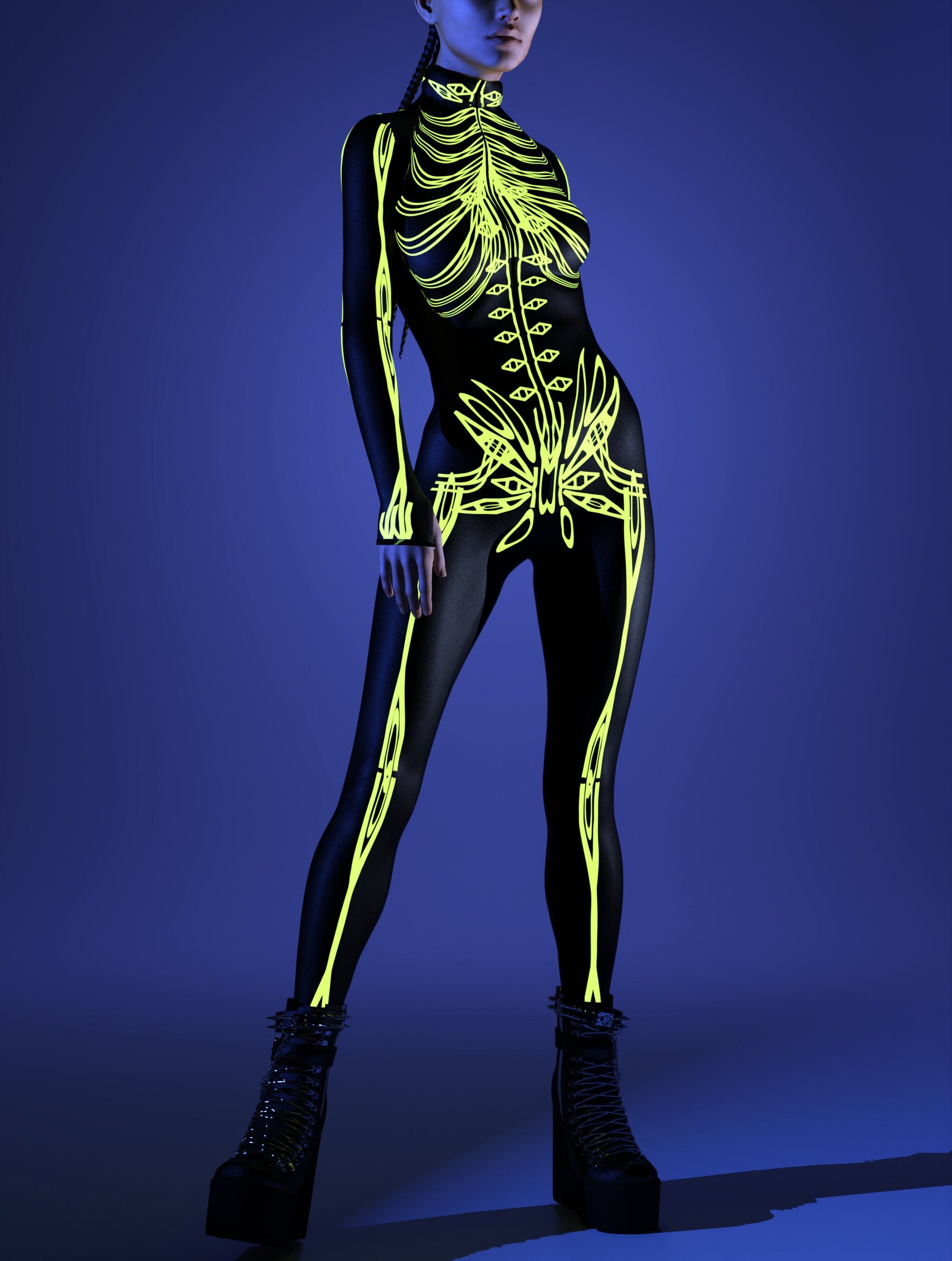 Corrupted Skeleton Costume 2
