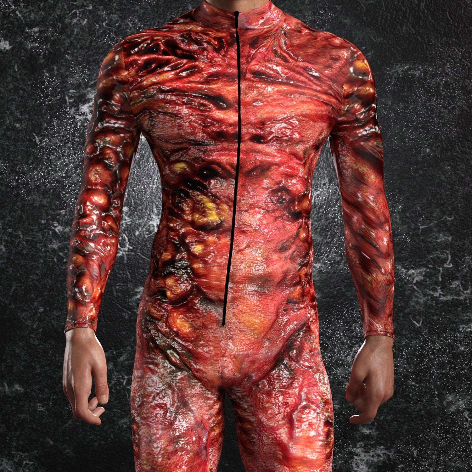 AbomaMan Male Costume Red