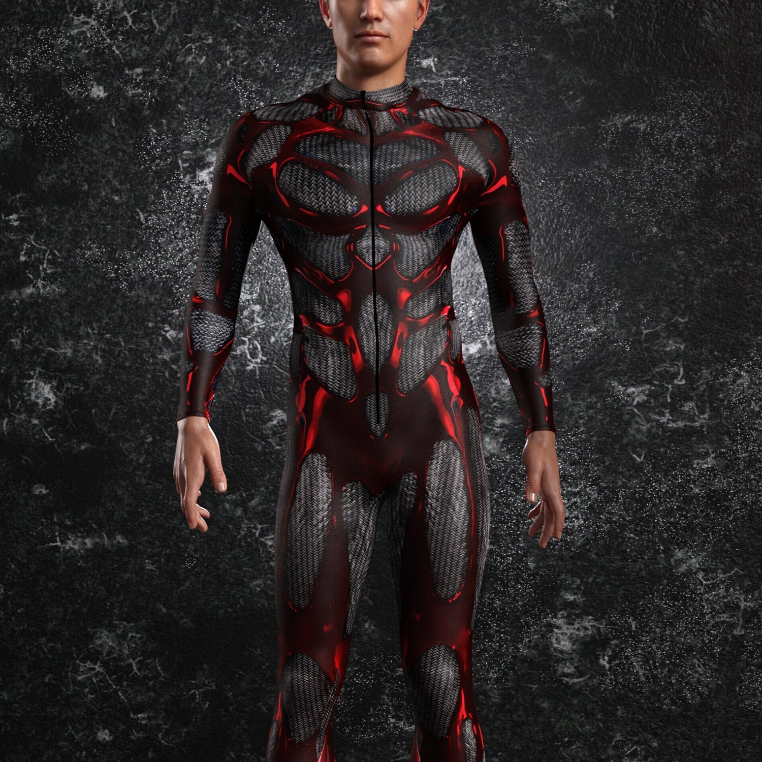 Cardinal Synth Male Costume 7