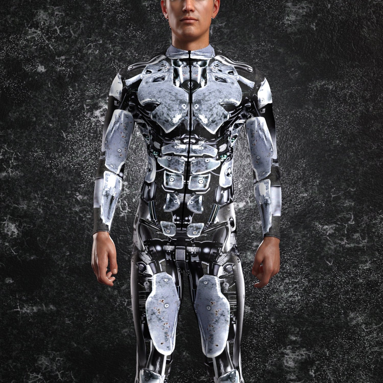 Silver Assault Male Costume