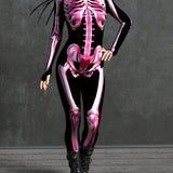 Cotton Candy Skeleton Bodysuit