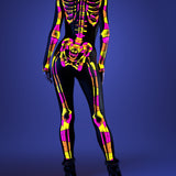 Halftone Colours Skeleton Costume