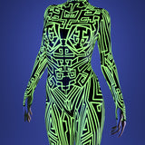 Maze Green Costume