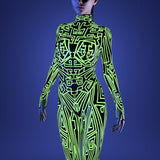 Maze Green Costume