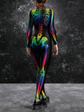 Rainbow Anatomy Girl's Costume