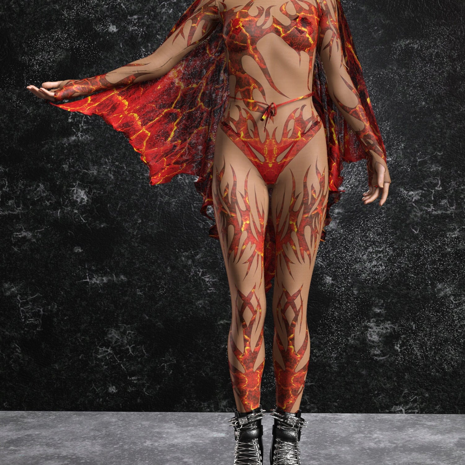 Abaddon Mesh Costume 9
