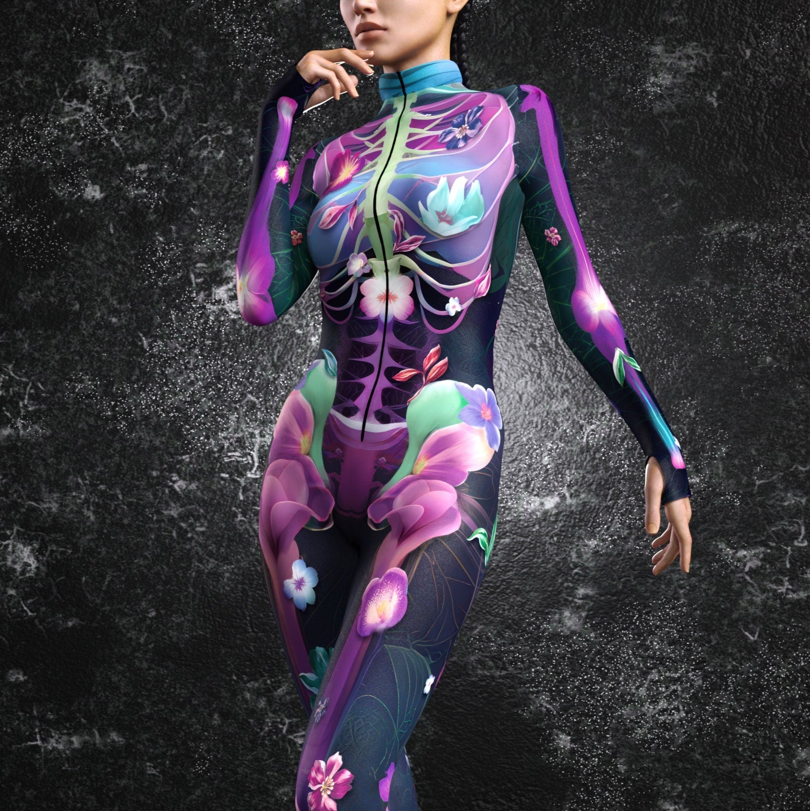 Cosmic Flower Costume 1