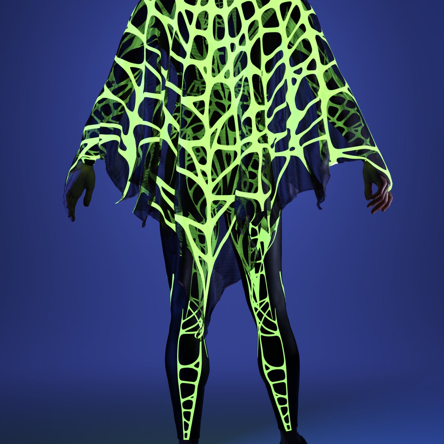 Arachna UV Green Male Costume 6