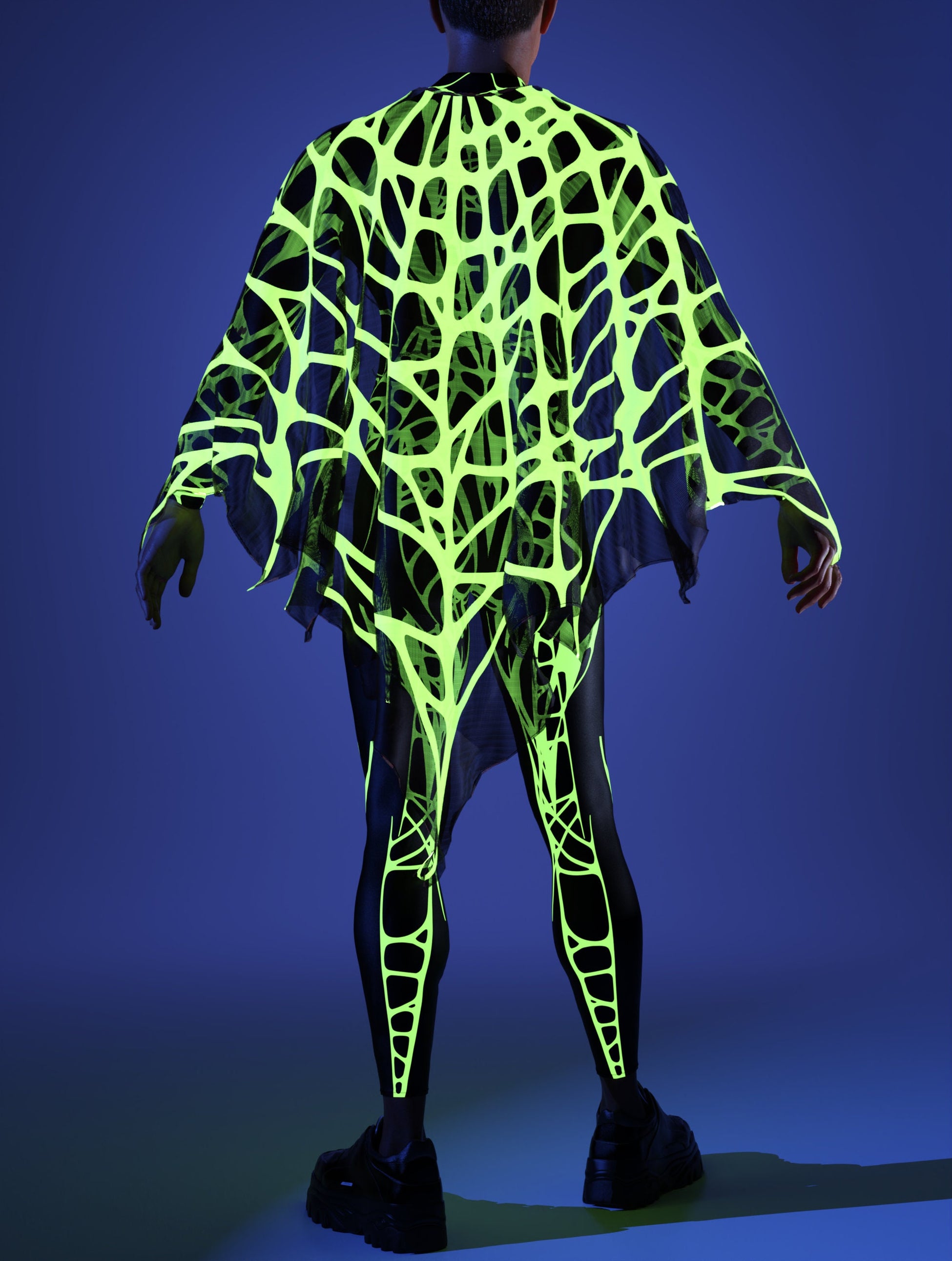 Arachna UV Green Male Wings Set 2