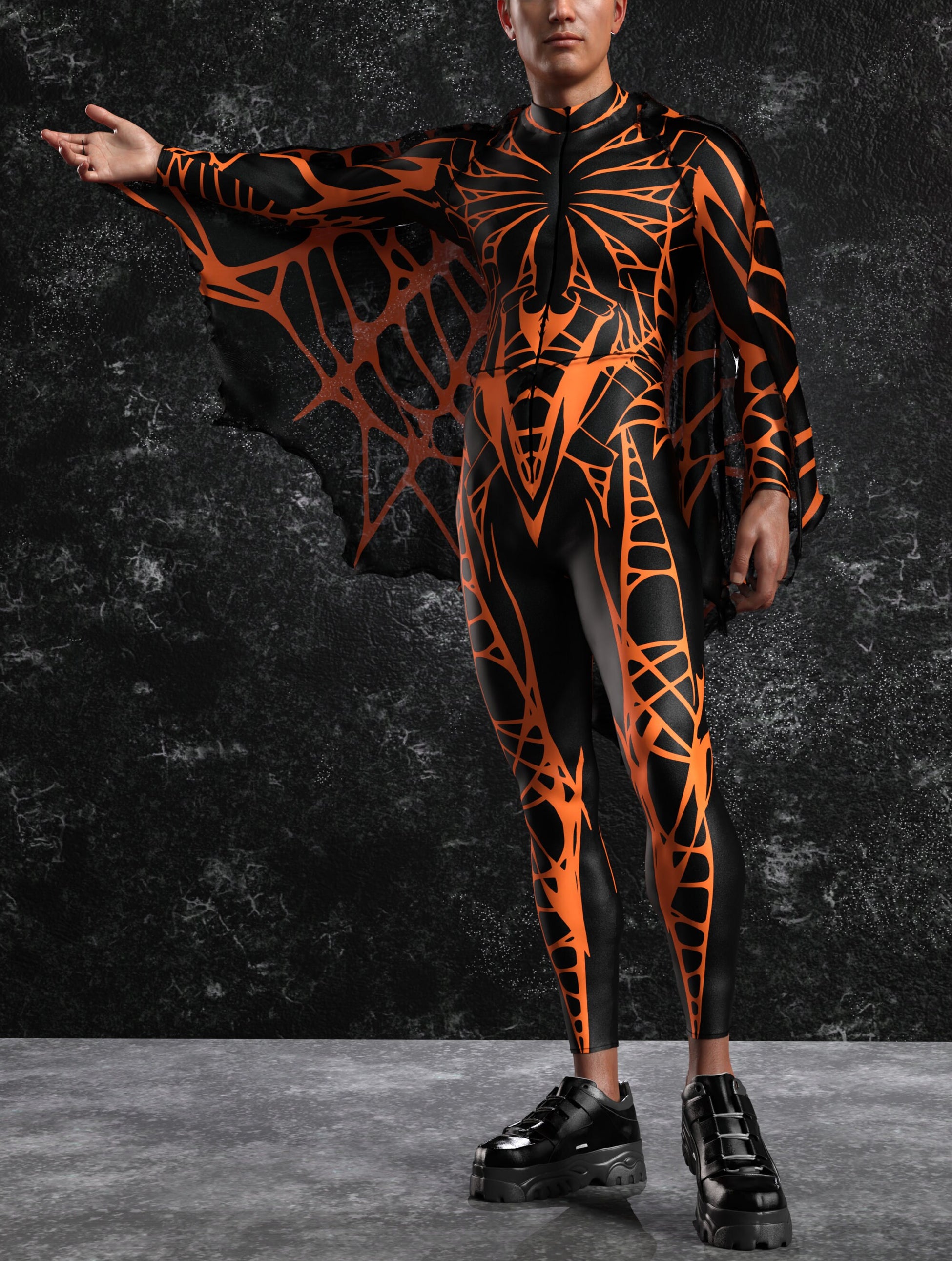 Arachna UV Orange Male Wings 2