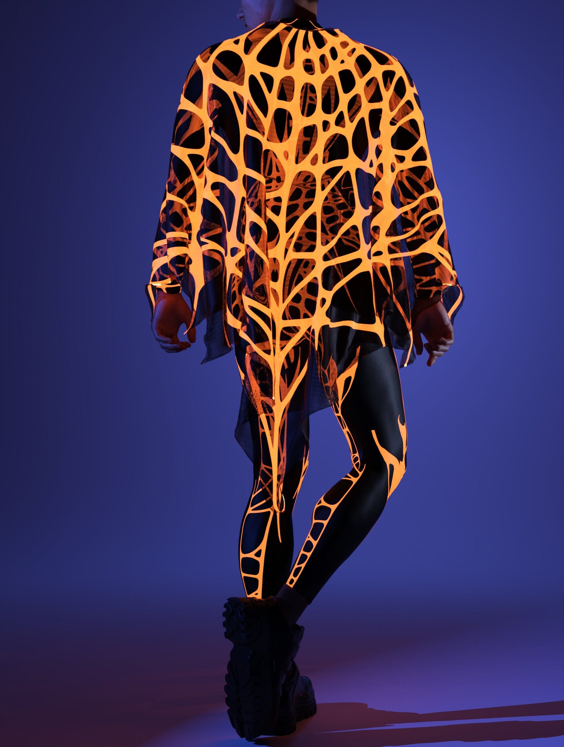 Arachna UV Orange Male Wings 1