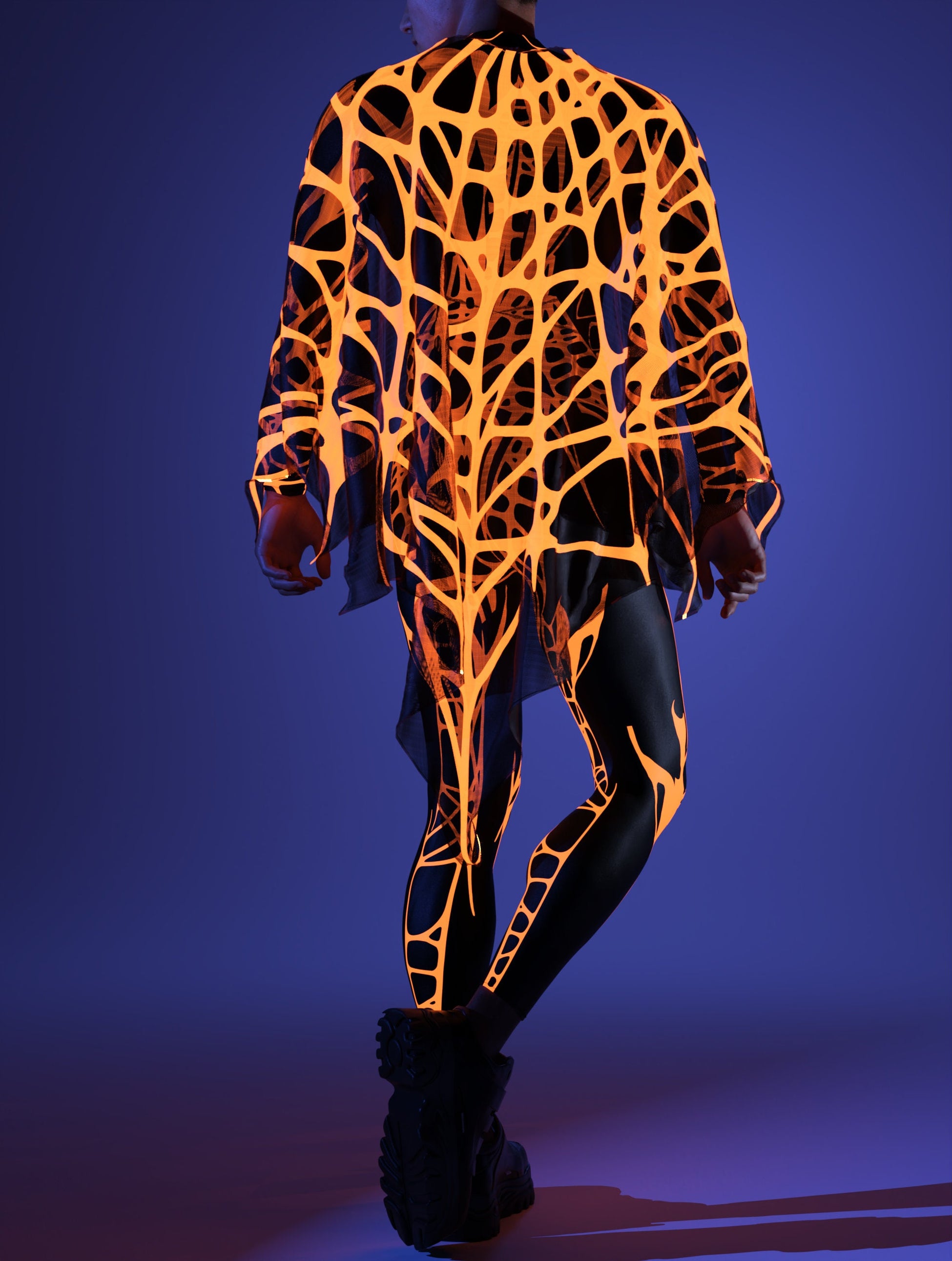Arachna UV Orange Male Wings Set 2