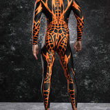 Arachna UV Orange Male Costume