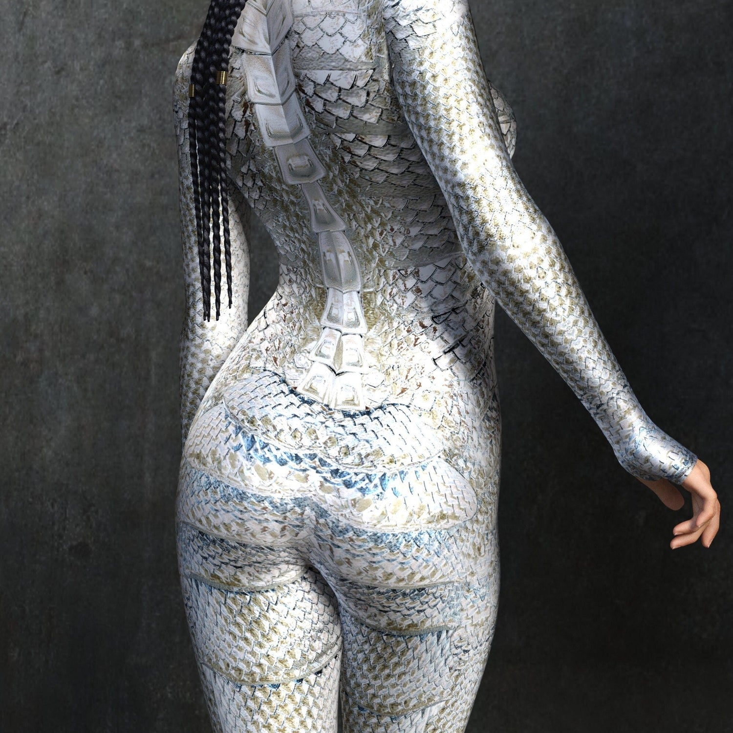 Dragon Empress Silver Costume 6