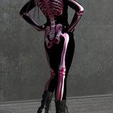 Cotton Candy Skeleton Bodysuit