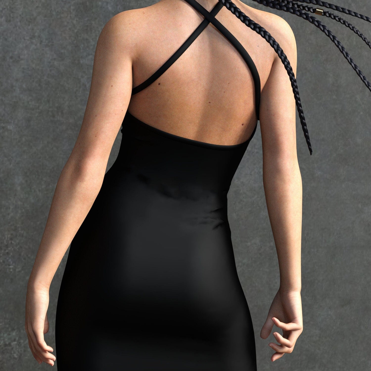 Just Black Pentagram Dress 6