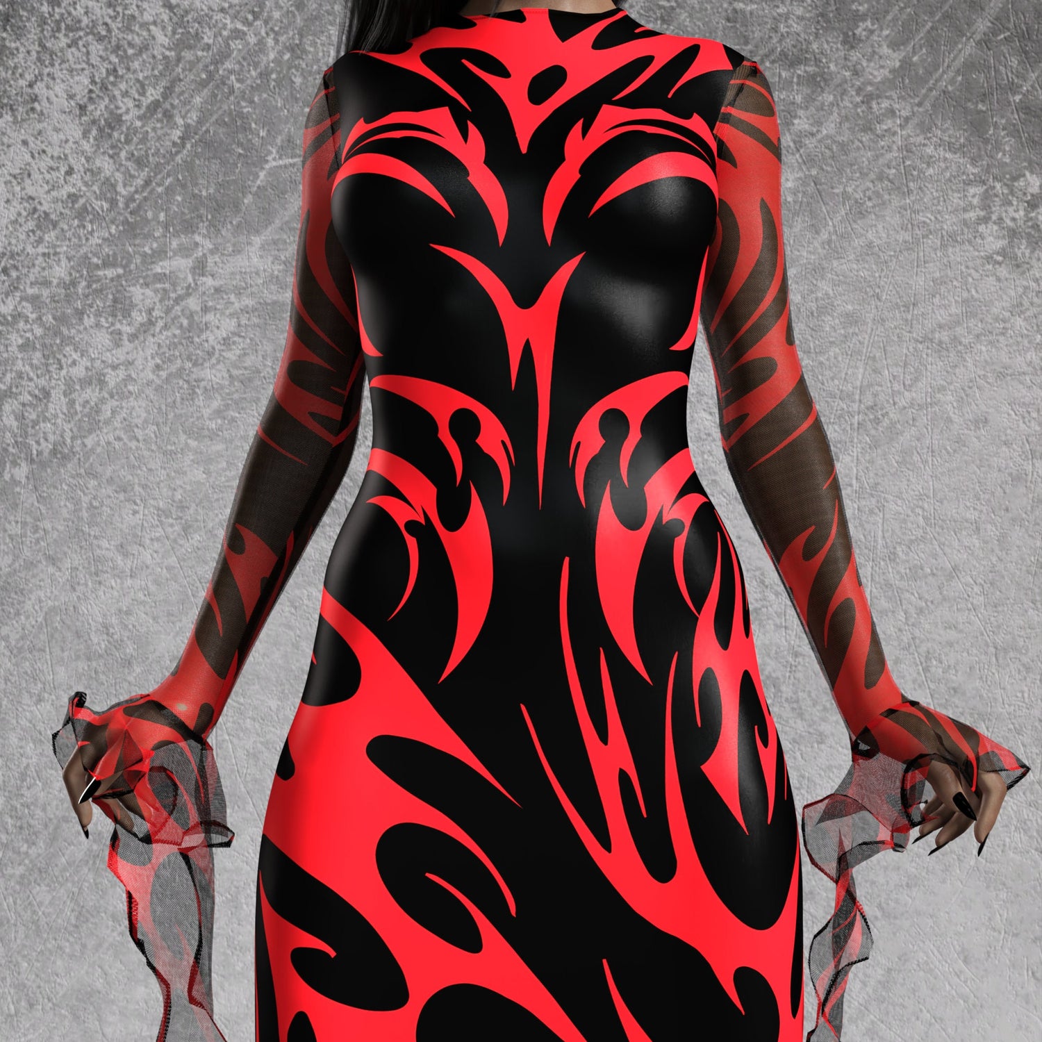 Saturnia Blood Pencil Dress