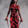 Saturnia Blood Pencil Dress