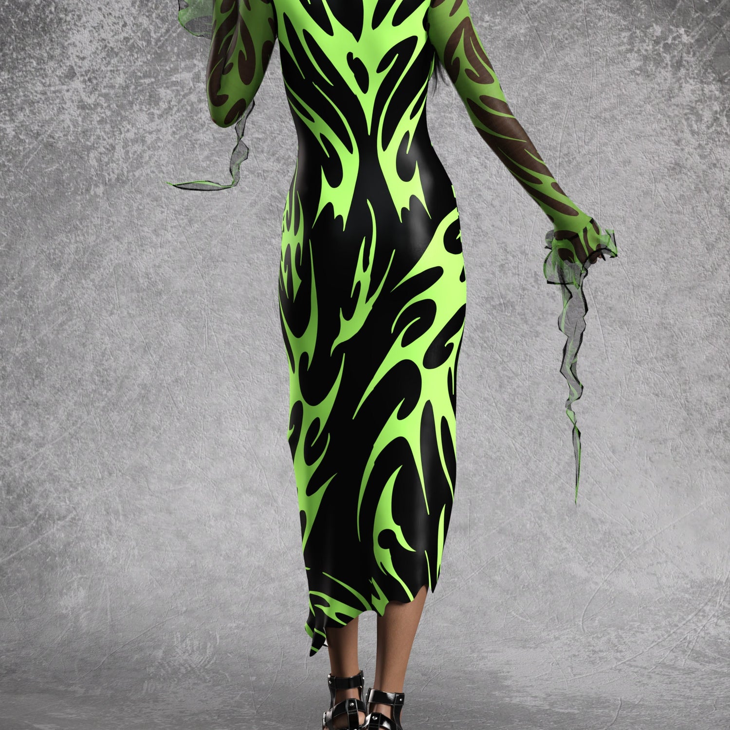 Saturnia Toxic Pencil Dress Club