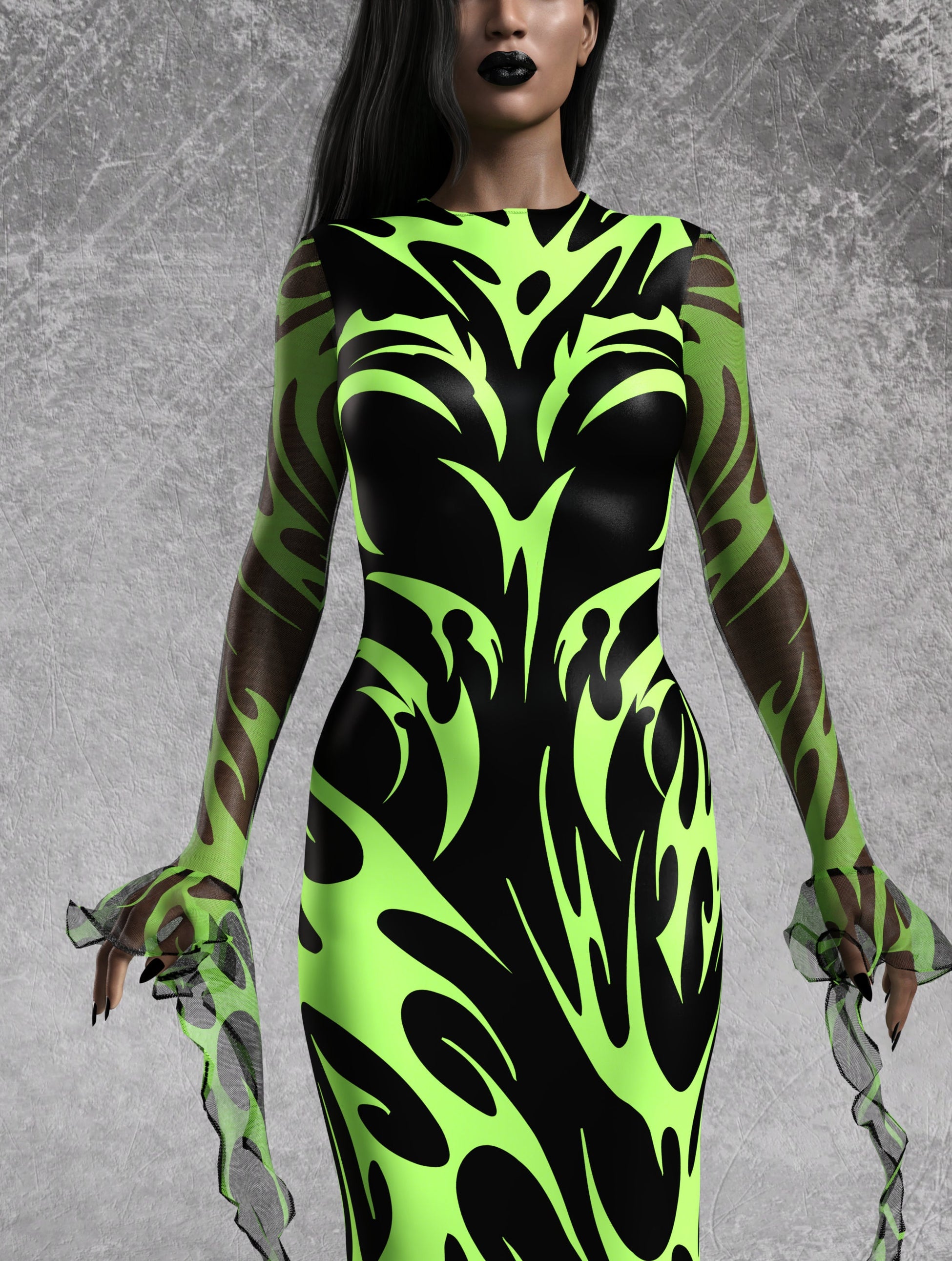 Saturnia Toxic Pencil Dress 1
