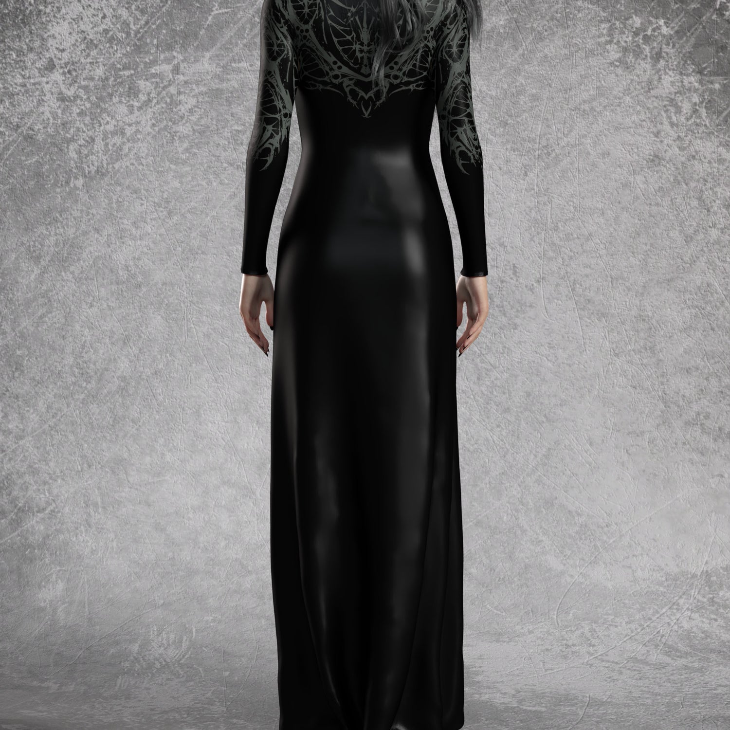 Obscuria Classic Sleeved Dress Lycra