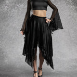 Just Black Layered Skirt