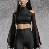 Just Black Cold Bell Top