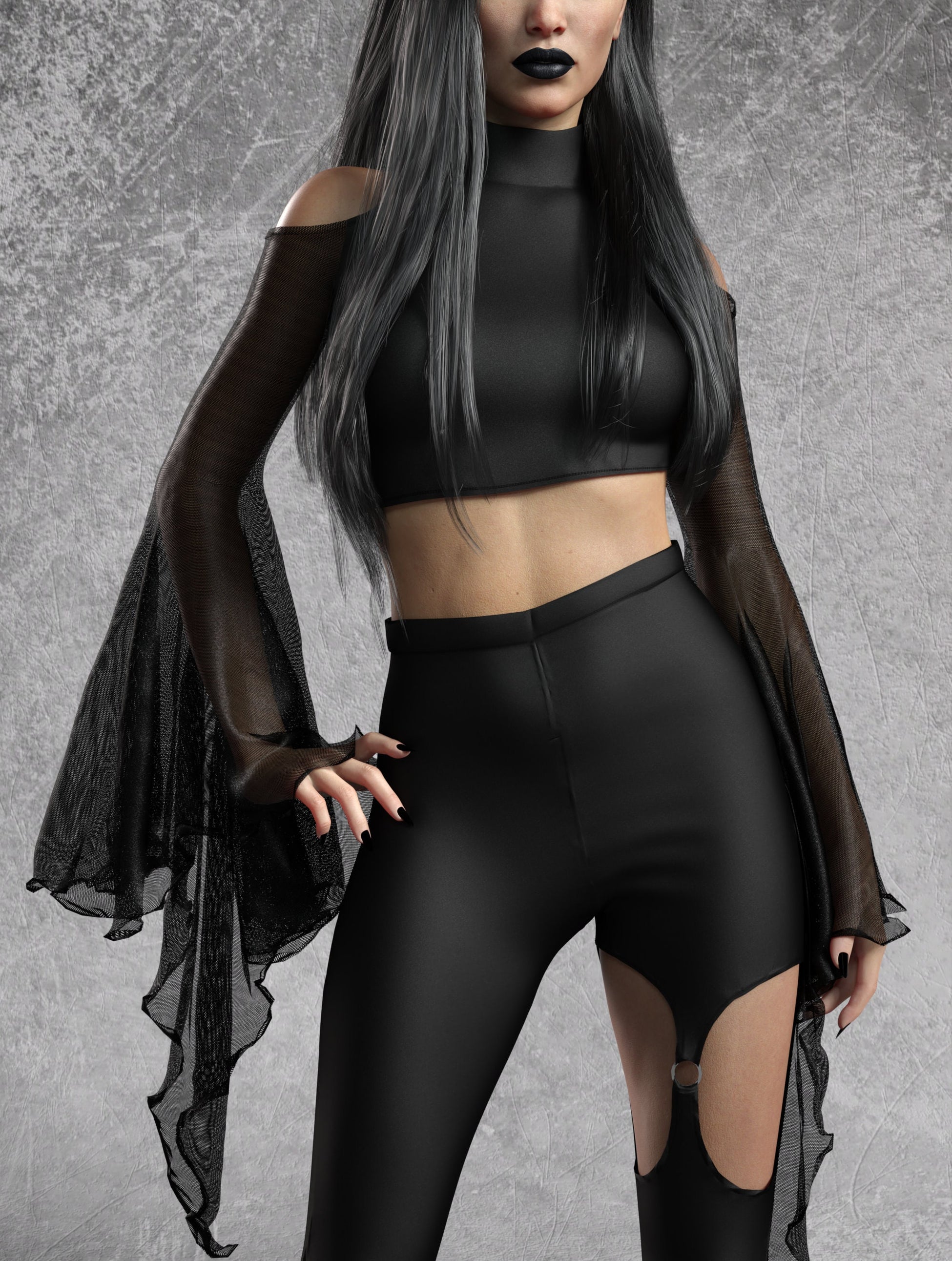 Just Black Leggings 2