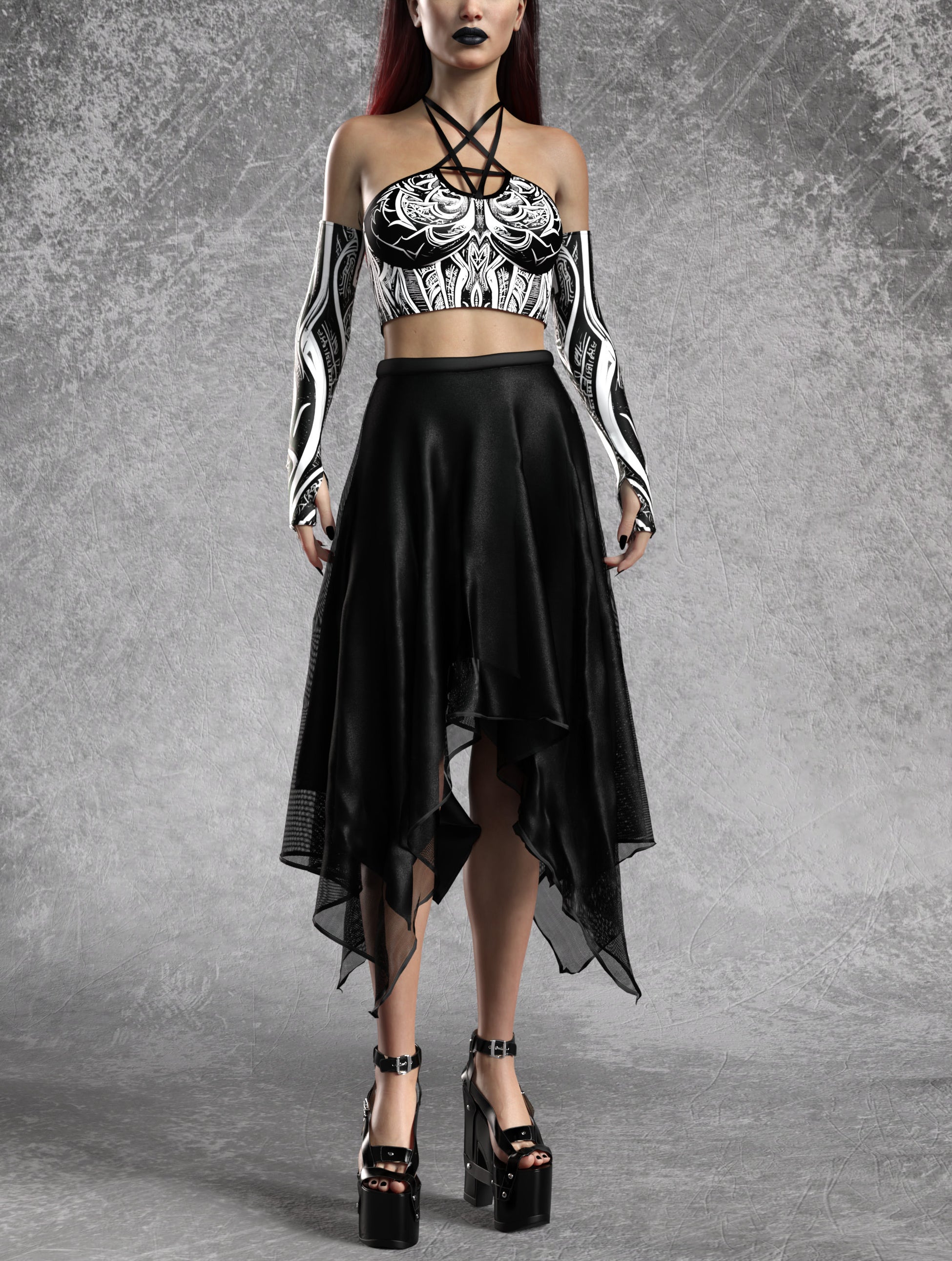 Unholy Pentagram Leggings Set 2