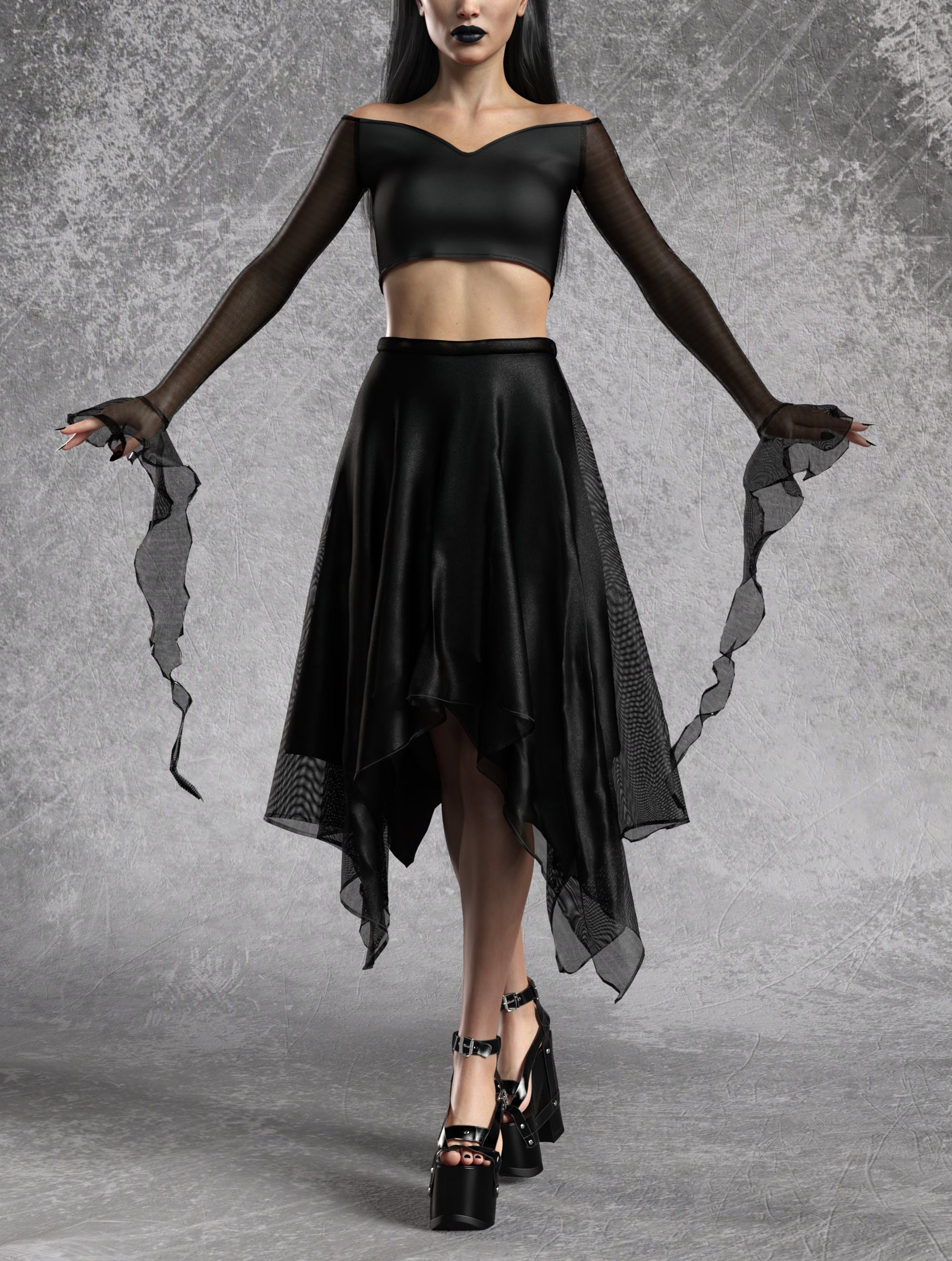 Just Black Trumpette Top 2