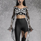 Sign Of Damnation White Trumpette Leggings Set