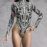 Solar Oblivion Back Zip Leotard