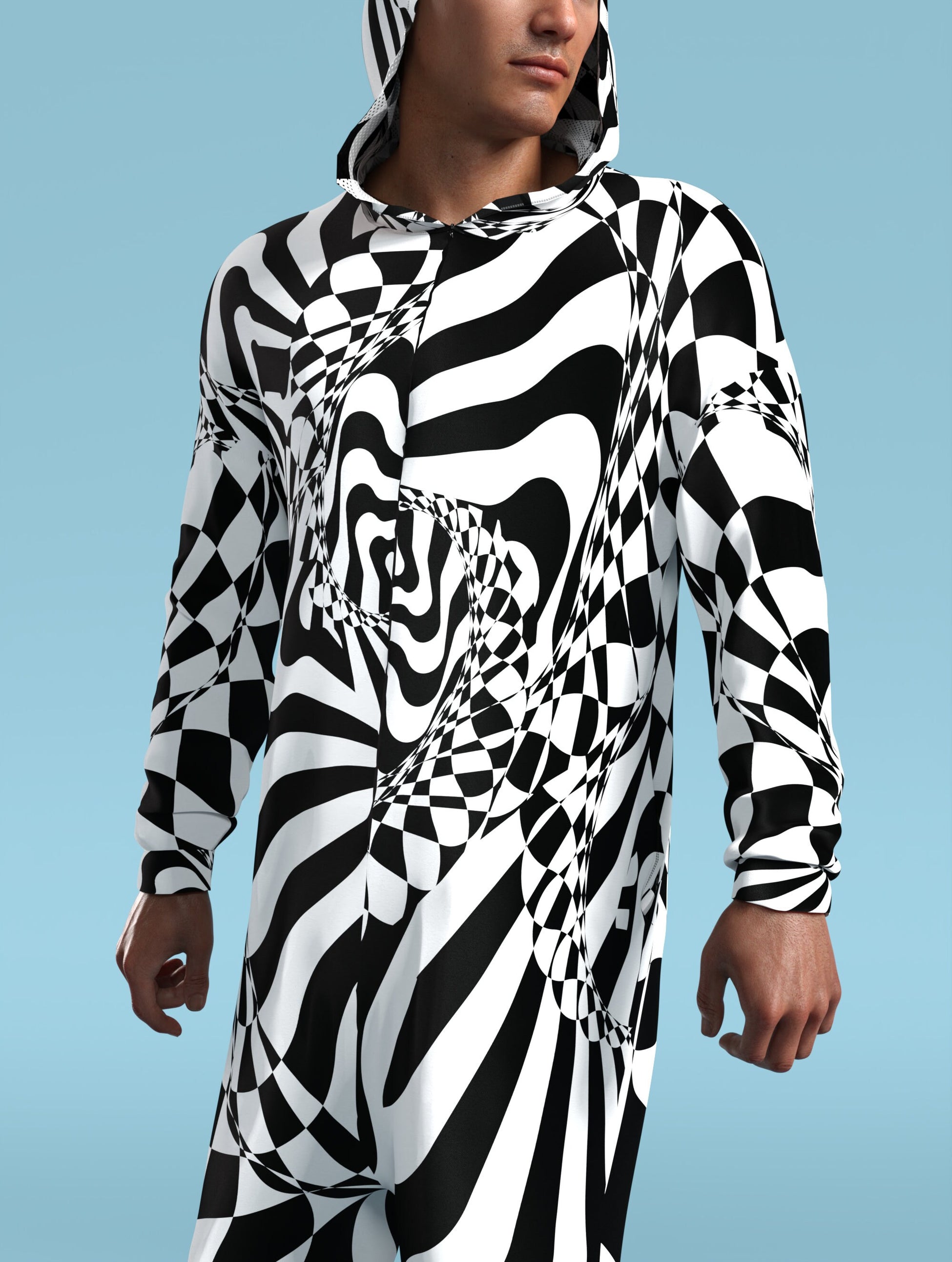 Fractal Dimension Male Onesie 2