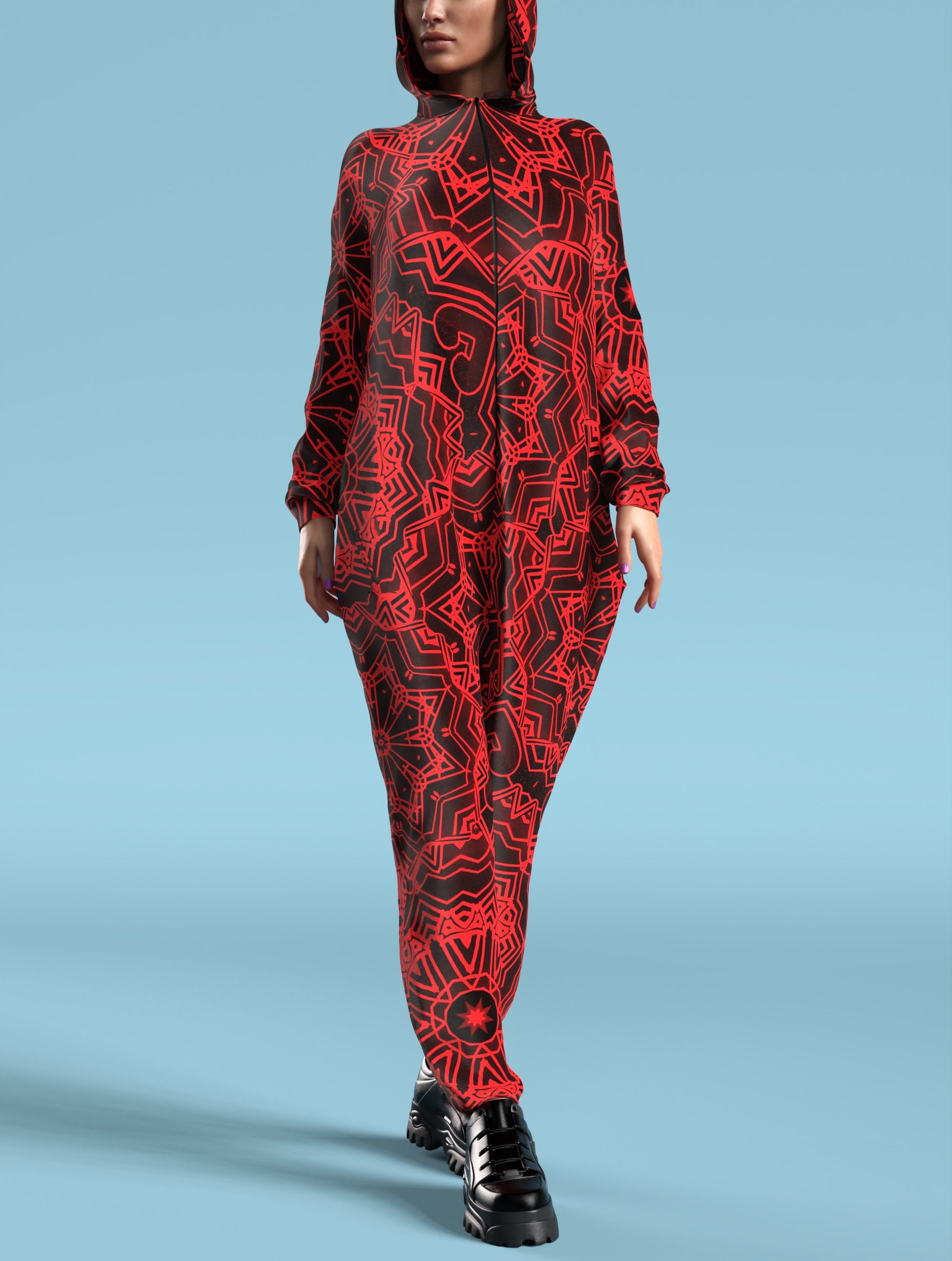 Crystalflake Red Onesie 2