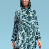 Crystalflake Blue Onesie